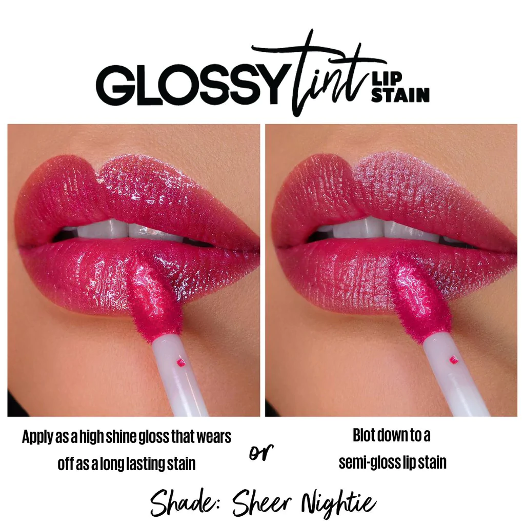 Glossy Tint Lip Stain L.A. Girl - Sheer Nightie - Imagen 2