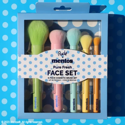 Mentos Face Brush Set x Rude Cosmetics