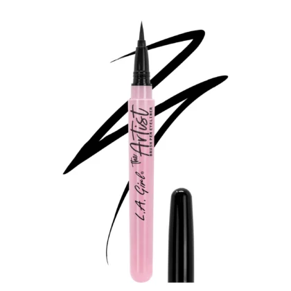 Delineador L.a Girl- The Artist Brush Pen Eyeliner - Inky Black (Negro)