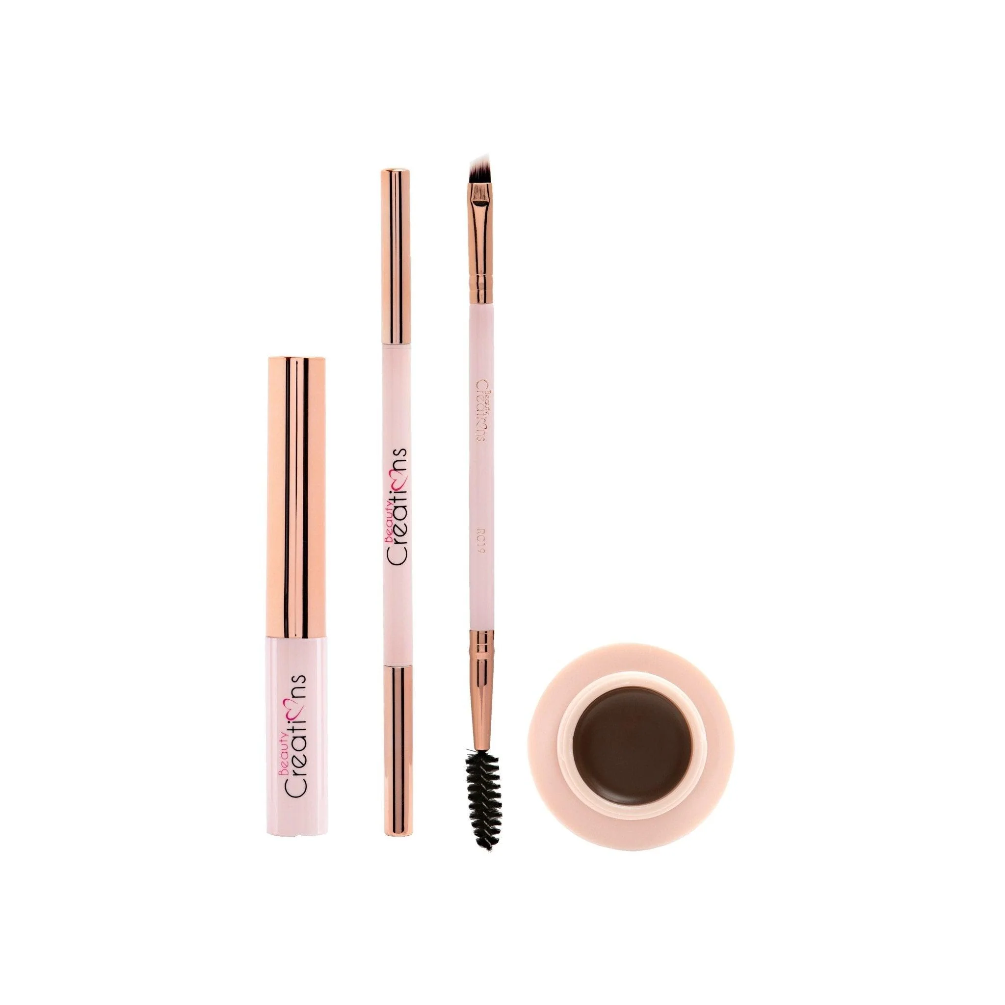 Kit Eyebrow 911 Essentials - Medium Brown - Beauty Creations - Imagen 2