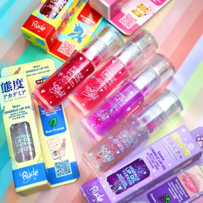 Manga Collection Sparkle Lip Oil Rude Cosmetics