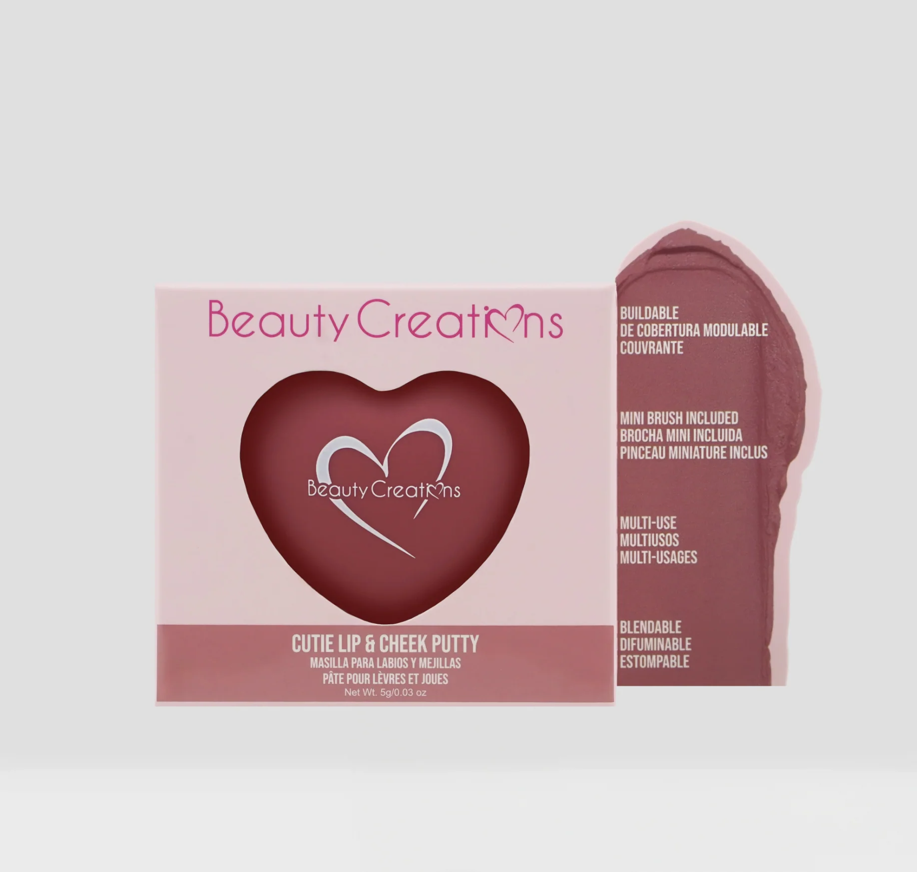 Cutie Lip & Cheek para labios y mejillas con pincel Beauty Creations