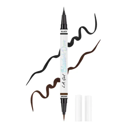 Blissful Duo Brush Liquid Eyeliner Black & Brown L.A. Girl